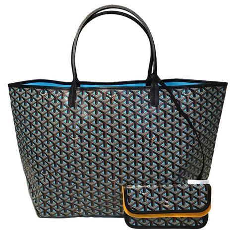 turquoise goyard tote|Goyard tote bags colors.